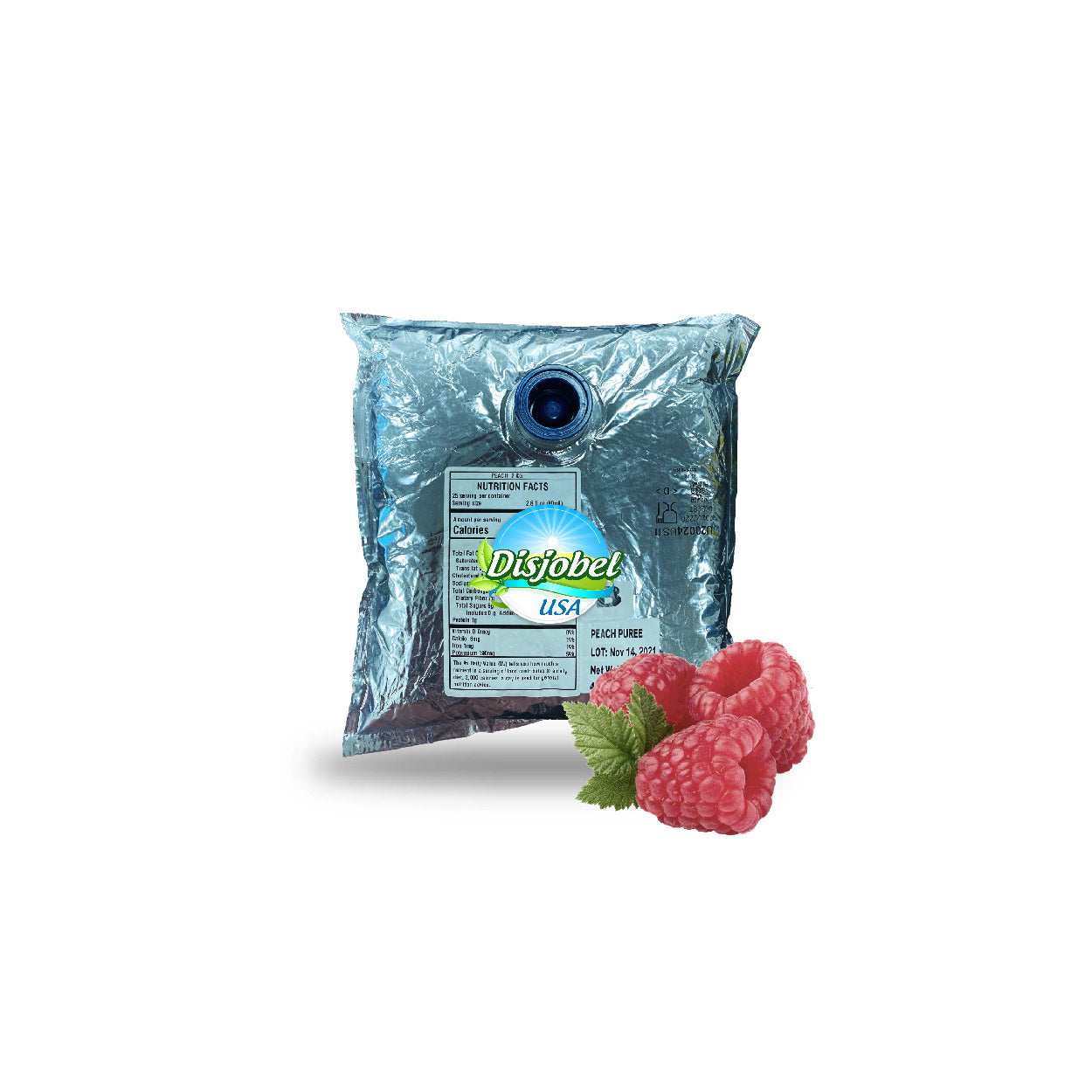 4.4 LBS Raspberry Aseptic Fruit Puree